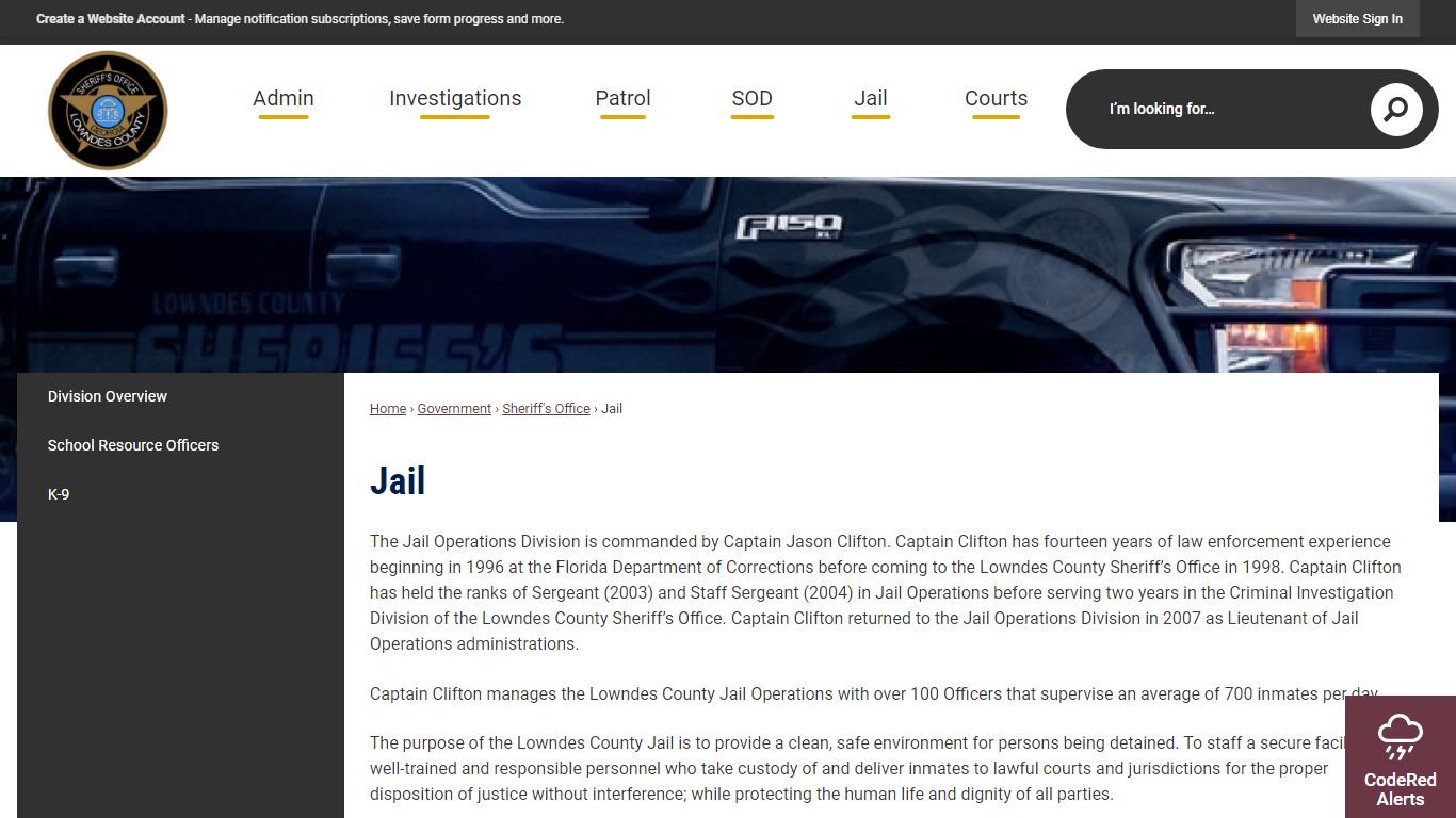 Jail | Lowndes County, GA - Official Website